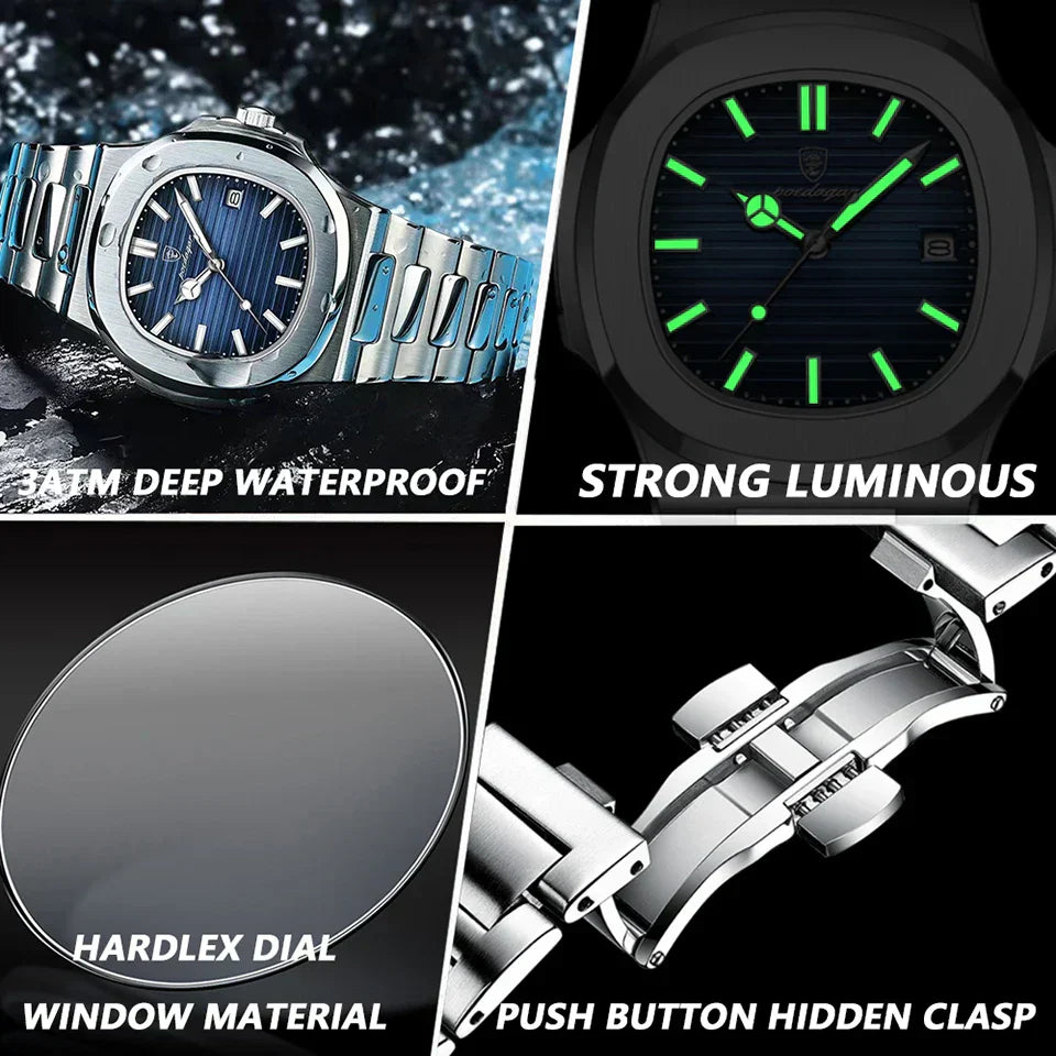 ECLIPSE® Montre minimaliste à quartz de luxe