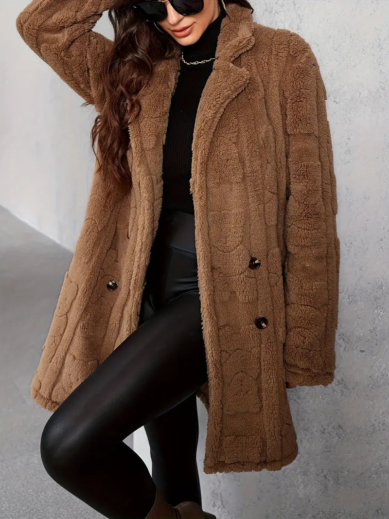 Seraphina I Manteau d'hiver texturé